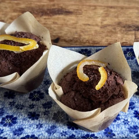 Chocolade Sinasappel Muffin detail1