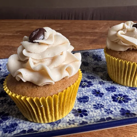 Koffie Caramel cupcake