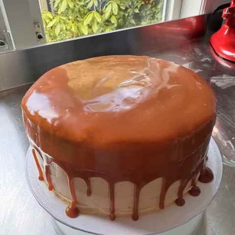 Espresso Caramel Taart